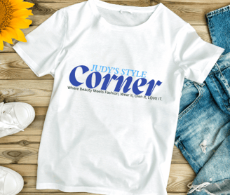 a t - shirt with a sunflower and jeans