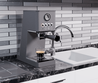 Espresso Machine in the kitchen