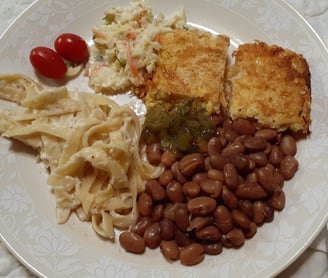 pinto beans and cornbread