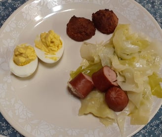 polishsausage w cabbage