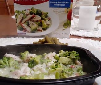 ww creamy basil chicken with broccoli