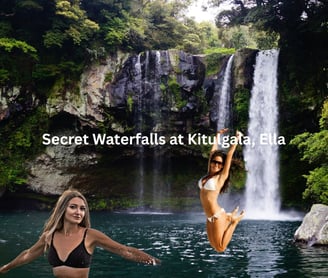 Secret Waterfall at Kitulgala, Sri Lanka