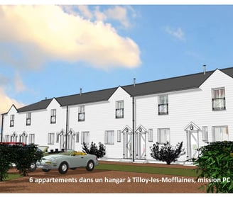 plandarchi Arras - 6 ap­par­te­ments dans un han­gar à Tilloy-les-Mof­flai­nes, mis­sion PC
