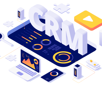 representação de uma ideia de CRM
