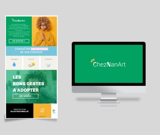 Newsletter emailing graphiste Haykantou