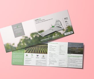 Graphiste châteauroux dépliant brochure mise en page 