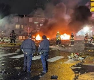 Moradores da Filadélfia se Assustam com Queda de Avião: Incêndio Aterrorizante e Histórias Comoventes