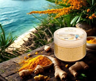 Muối 3 vị gừng nghệ sả Sahu 300g