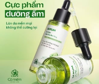 Serum dưỡng ẩm tơ tằm cỏ mềm