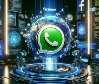 a picture of a phone with a green and white whatsappressed message