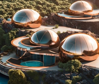Futuristic architecture