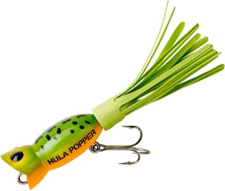  Arbogast Hula Popper Topwater Bass Fishing Lure