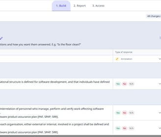 Building the ECSS SW Product Assurance Audit Template