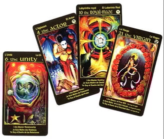 Major Arcane Tarot Cards I Am One Tarot Deck