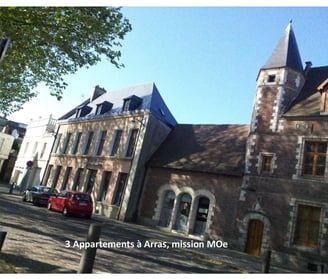 plandarchi Arras - 3 ap­par­te­ments à Sainte-Ca­the­rine-les-Ar­ras, mis­sion MOe