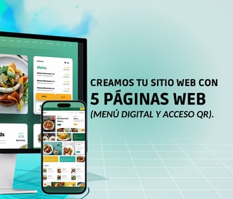 siete7web.com | Sitio web con menú digital