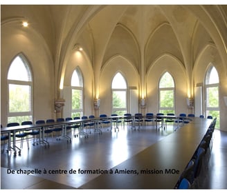 plandarchi Arras - De cha­pelle à cen­tre de for­ma­tion à Amiens, mis­sion MOe
