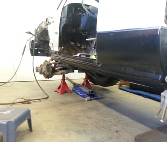 Toyota Pickup Rocker Replacement. Automotive Restoration Okotoks.