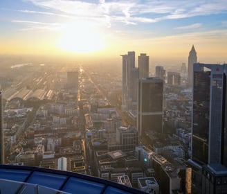 Skyline with main central station