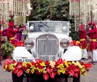 Vintage car for royal baraat