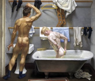 Paul Cadmus, The Bath (c. 1951)