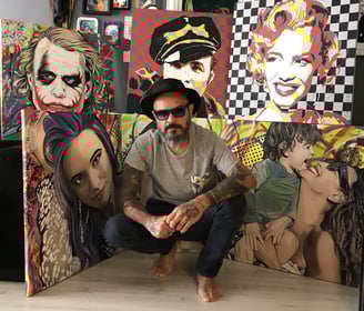 Ateliê, Pintura, Quadro Personalizado, Sergio Astral, Pop-Art
