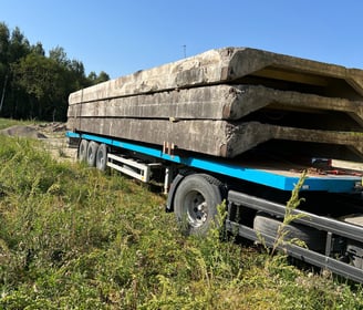 vežamos 12x3 perdangos plokštės