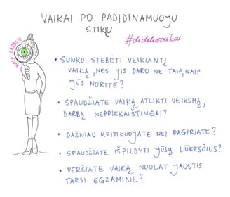 po padidinamuoju stiklu