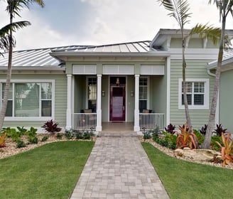 a house with a brick exterior and a brick exterior