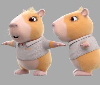 mascote 3d e personagem 3d