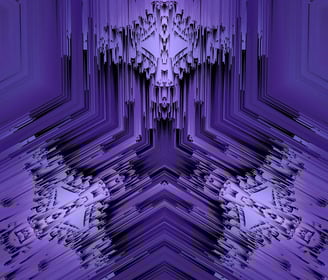 AI-generated glitch art with digital distortion effects