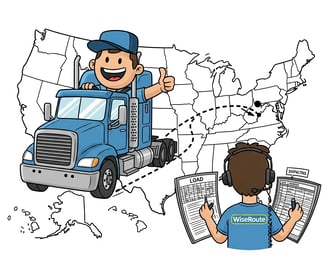 Wise Route Dispatch connecting carriers to the best loads nationwide