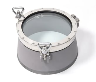 300mm opening porthole - full stainless