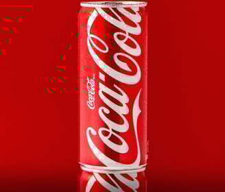 Coca-Cola can representing strong brand identity at Braske Agency
