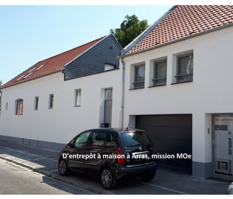 plandarchi Arras - D'en­tre­pôt à mai­son à Ar­ras, mis­sion MOe