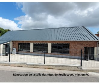 plandarchi Arras - Ré­no­va­tion de la salle des fê­tes de Roel­le­court, mis­sion PC