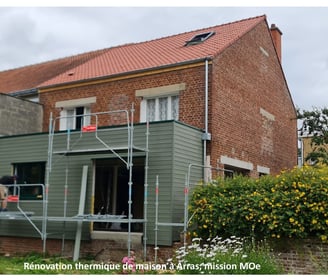 plandarchi Arras - Ré­no­va­tion ther­mi­que de mai­son à Ar­ras, mis­sion MOe