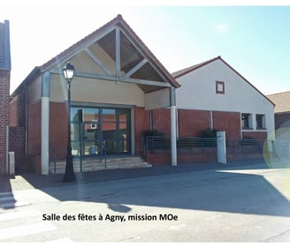 plandarchi Arras - Salle des fê­tes à Agny, mis­sion MOe