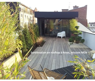 plandarchi Arras - Sur­élé­va­tion en roof­top à Ar­ras, mis­sion MOe