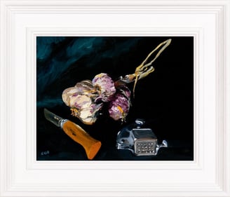 kitchen original oil painting by Chris Gill