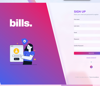 bills management register