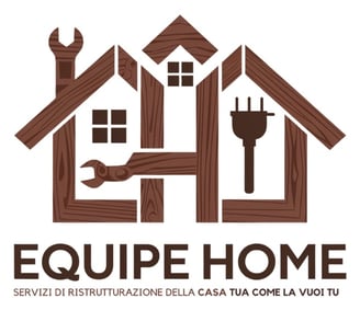Logo completo di Equipe Home ristrutturazioni a Padova e provincia su sfondo bianco