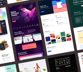 Single scroll website homepage preview