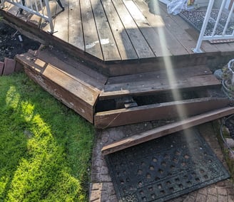 BEFORE DECK REPAIR MEDFORD OREGON