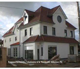 plandarchi Arras - 5 ap­par­te­ments / mai­sons à le Tou­quet, mis­sion PC