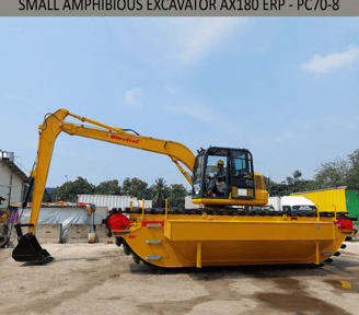 Small Amphibious Excavator AX180ERP
