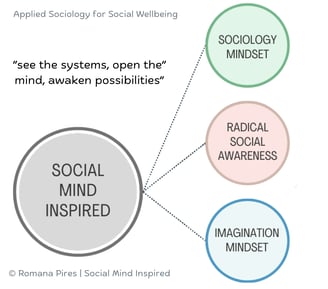 Social Mind Inspired Infographic of The Three Pillars of Social Wellbeing