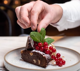 Dessert foto voor horeca fotografie