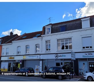 plandarchi Arras - 4 ap­par­te­ments et 2 com­mer­ces à Sa­lo­mé, mis­sion PC