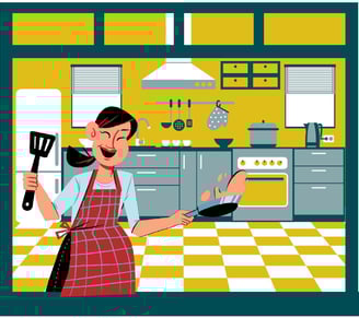 kitchen elements as per vastu shastra blog image